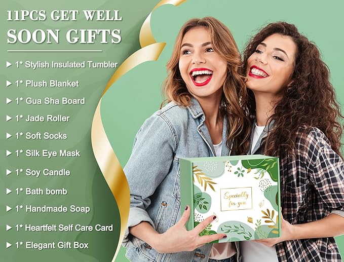Self Care Gifts for Women Get Well Soon Gift Baskets for Women Thinking of You Gifts for Women Spa Gift Baskets for Women Self Care Kit for Women Relaxation Gifts Box for Women Care Package for Women