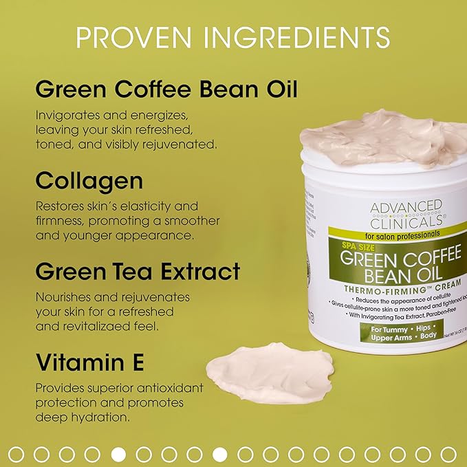 Advanced Clinicals Green Coffee Bean Oil Firming Cream + Retinol Firming Cream Set