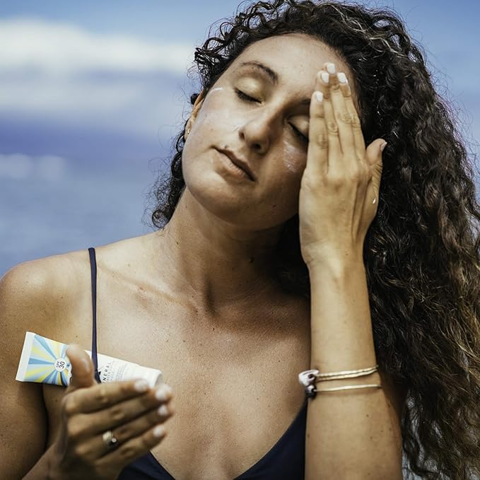 Bare Republic Mineral Matte Sunscreen SPF 30 Sunblock Face Lotion, Sheer and Light Finish, 1.7 Fl Oz