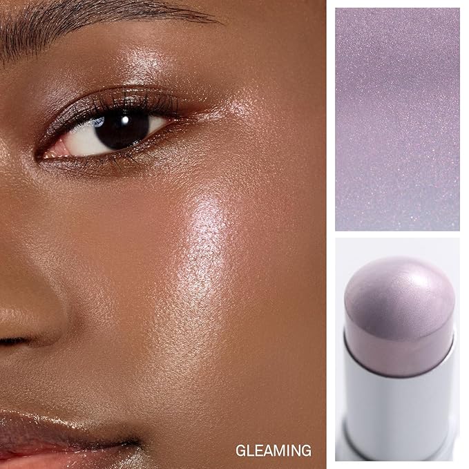 hince True Dimension Radiance Balm 10g - Shimmer Glow Face Highlighter Stick, Translucent Colors, Cream Blush Stick, Glass Skin in a Balm, Korean Beauty, Natural Makeup (GLEAMING, LT003)