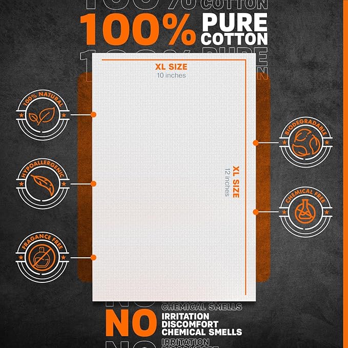 100% Cotton Shaving Towels for Men - 30 Ct, 12 x 10” - Super Soft Face Towel for Drying Face, Disposable Dry Wipes & Wash Cloths in One, Ideal Shaving Kit Accessory & Barber Supplies