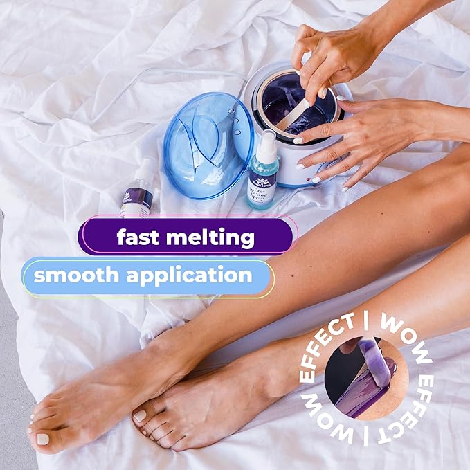 Bella Verde Wax Beans 2.2lb - Hard Wax Beads for Hair Removal - Multipurpose Home Waxing Kit for Men and Women