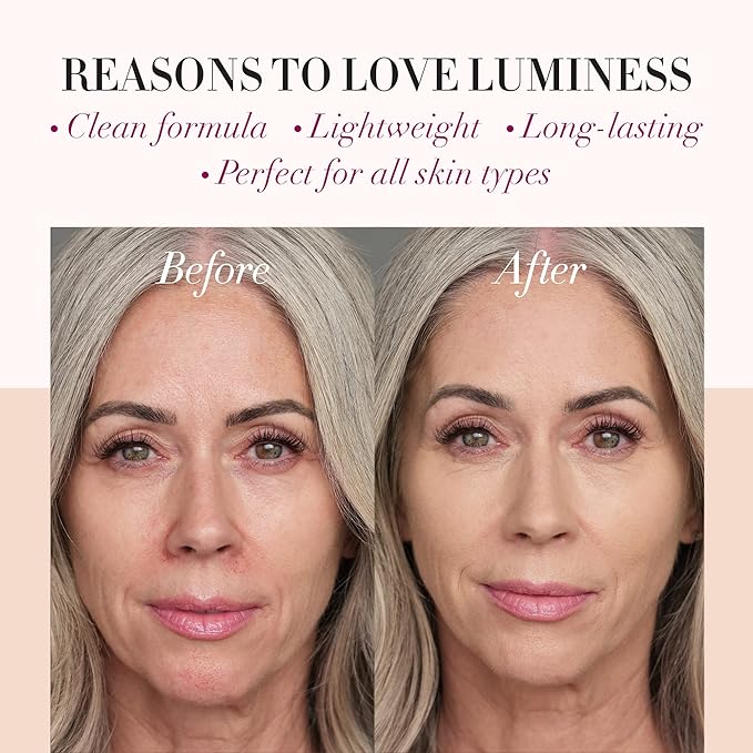 LUMINESS Silk Airbrush Spray Foundation & Primer Kit - Full Coverage Foundation, Anti-Aging Formula Hydrates & Moisturizes with Hyaluronic Acid, Aloe Vera & Hydrolyzed Silk (Shade - Light Fair)