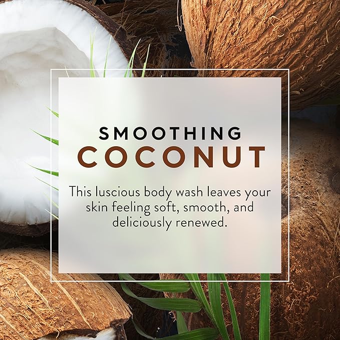 JASON Coconut Smoothing Body Wash, For a Gentle Feeling Clean, 30 Fluid Ounces