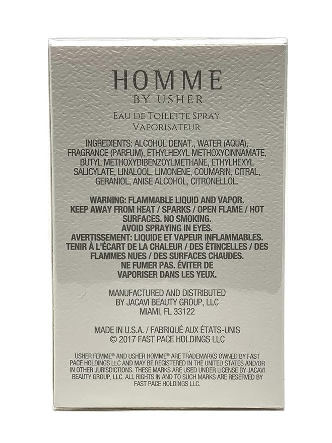 Usher Homme Cologne for Men Eau De Toilette 1.7 oz