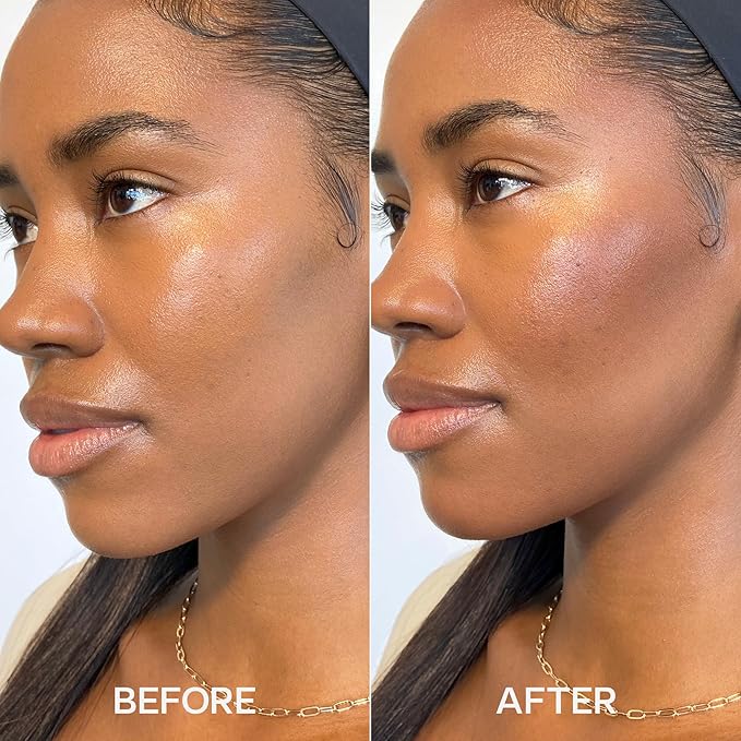 Saie Sun Melt Cream Bronzer - Buildable Balm Face Bronzer for Effortless Sculpting - Cream Contour Enriched with Vitamin C, Nourishing Skincare Ingredients & a Natural Finish - Deep Bronze (1 oz)