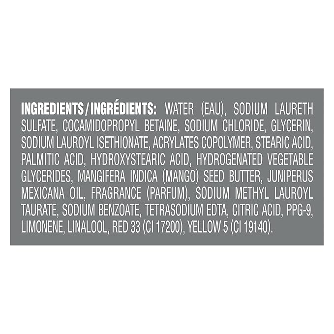 DOVE MEN + CARE Body and Face Wash Rejuvenating Mango + Cedarwood 3 Pack for Men, with 24-Hour Nourishing Micromoisture Technology, 30 oz