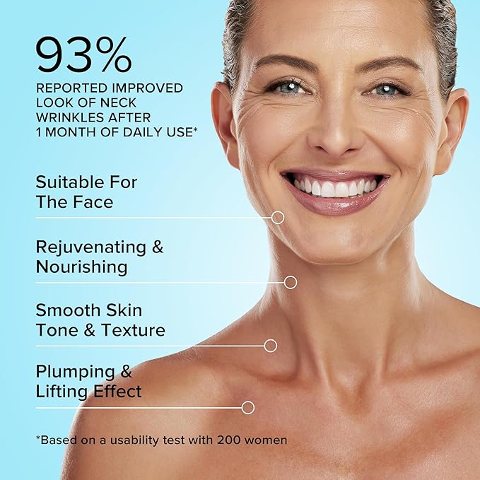 MAREE Neck Cream - Neck Creams for Tightening and Firming with Hyaluronic Acid - Face Moisturizer for Women - Skin Care Tighten and Lift - Facial Lifting - Anti Aging & Wrinkles Treatment - 1.7 fl oz