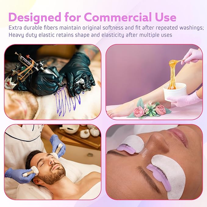 Massage Table Sheets Sets – 4 Set Bundle, 120GSM Double Brushed Microfiber, Premium Massage Sheets Sets, Spa Bed Sheets for Esthetician, Wrinkle & Oil Resistant, Brown