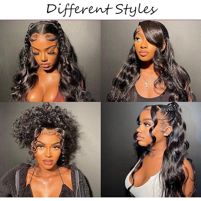 12A Bundles Human Hair Body Wave Human Hair Bundles 100% Unprocessed Brazilian Virgin Hair Body Wave Bundles Human Hair 4 Bundle Human Hair Extensions Real Human Hair Natural Black 22 24 26 28 Inch