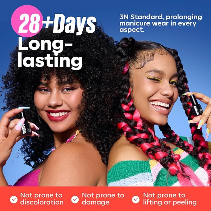 MEFA 34 Pcs Gel Nail Polish Kit with U V Light, 20 Colors All Seasons Soak Off Gel Polish Nail Set with Matte/Glossy Base Top Coat Essential Manicure Tools Nails Art DIY Salon Home