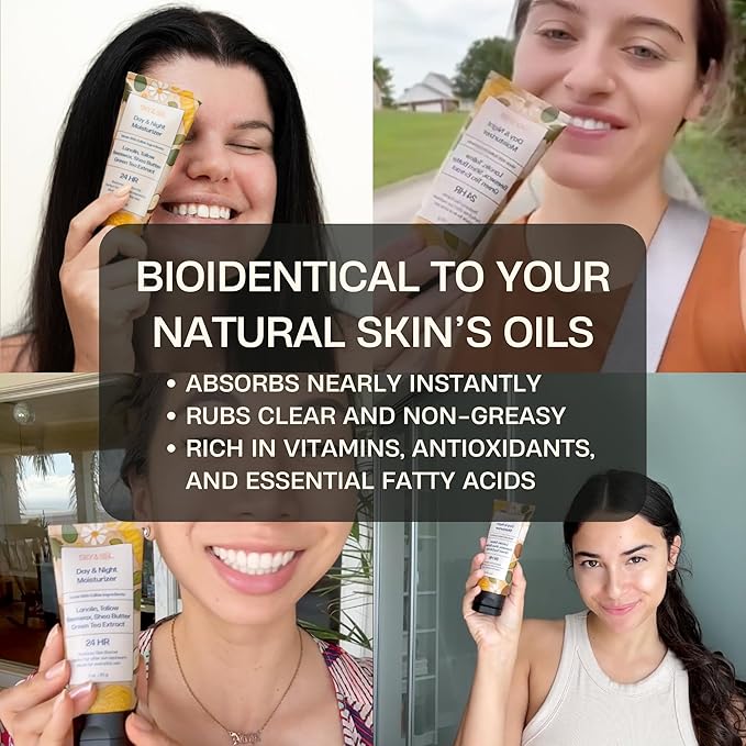 Everything Cream | 100% Grass Fed Beef Tallow Moisturizer for Face and Body | Day & Night Skincare | Safe Natural Edible-Grade Ingredients | After-Sun Care | All Skin Types | 3 oz