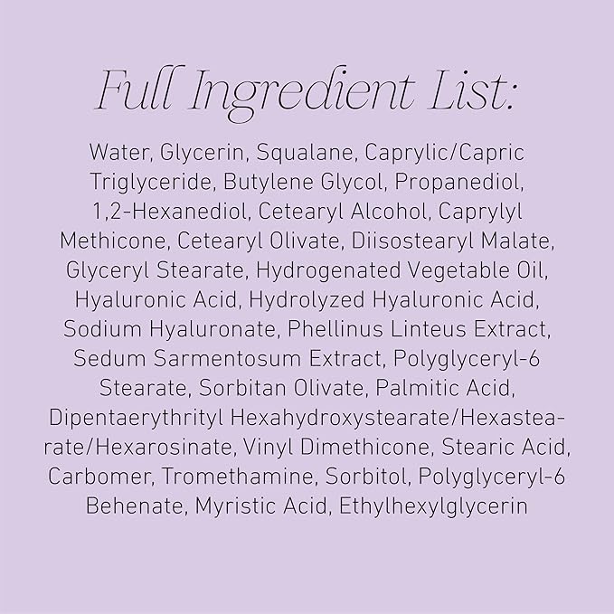 good light Order of the Eclipse Hyaluronic Cream. A Deeply Hydrating Face Cream to Rejuvenate Dehydrated Skin Overnight, for All Skin Types (1.69 fl oz)