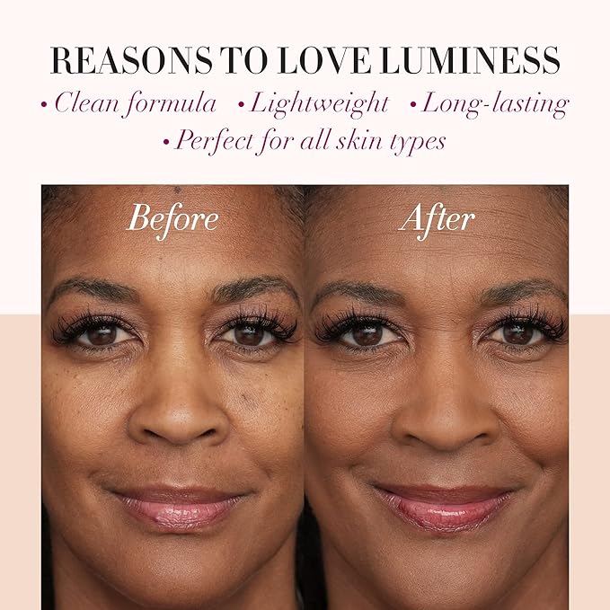 LUMINESS Silk Airbrush Spray Foundation & Primer Kit - Full Coverage Foundation, Anti-Aging Formula Hydrates & Moisturizes with Hyaluronic Acid, Aloe Vera & Hydrolyzed Silk (Shade - Rich)