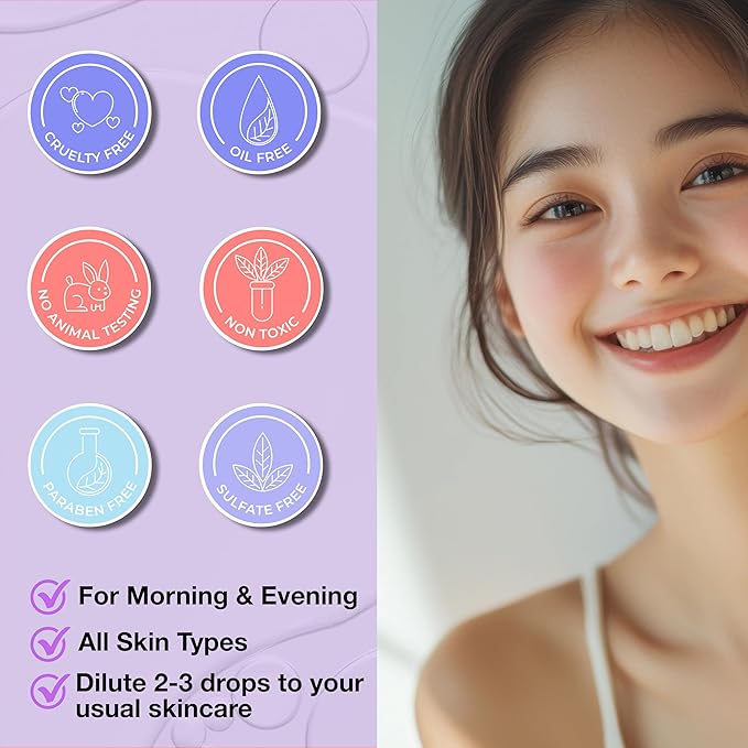 Korean Bakuchiol Concentrate Mix-in Serum 30,000 ppm - High Potency Retinol Alternative | Wrinkle Reduction Skin Firming & Smoothing - Anti-Aging Sensitive Skin Vegan & Cruelty-Free Non-GMO 2 oz