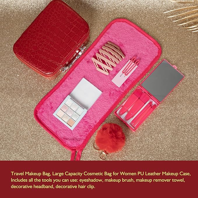 mother's day gift Spa Gift Baskets for Women, birthday gifts Skincare Set for Teen Girls Make up Cosmetic Bag, 12pcs Rose & Vanilla spa kit for women gift set, Birthday Gifts, Daughter Gift Set