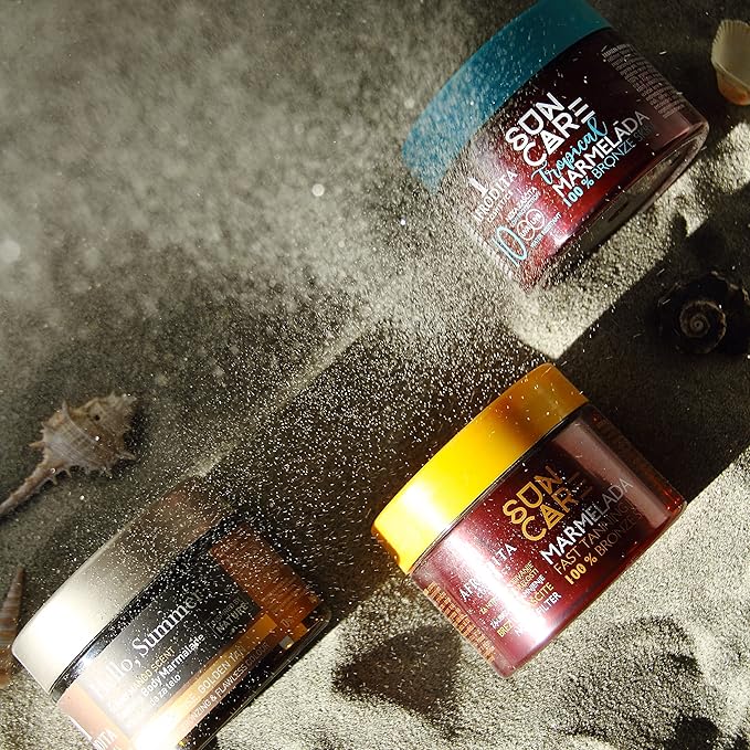 SUN CARE Marmelada TROPICAL F10 SPF10 VEGAN Fast Tanning Jam Bronze skin 6.76 FL Oz/ 200ml