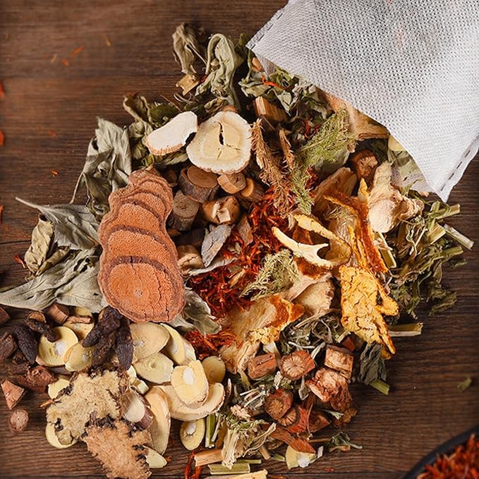 30 PCS Body Detox Foot Soak to Remove Toxins,Lymphatic Drainage Ginger Feet Soak,Mugwort Herbal Foot Detoxing Soak for Dry Cracked Feet,Dispel Cold Remove Dampness 泡脚足浴包艾草叶