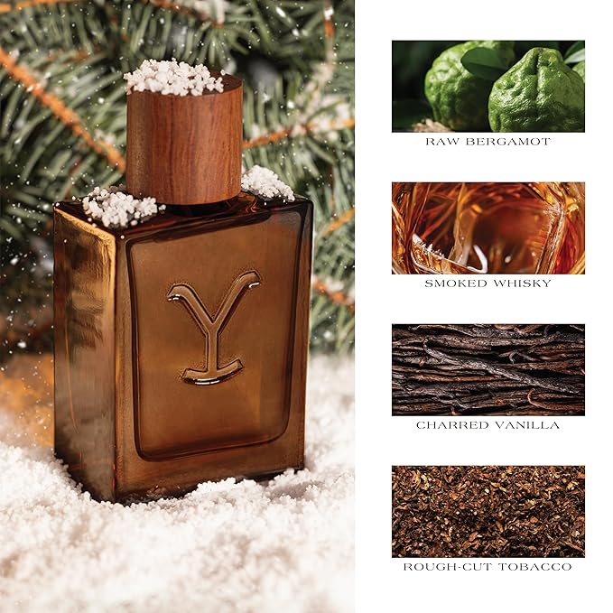 Yellowstone Men's Fragrance & Grooming Gift Set by Tru Western, Eau de Cologne & Artinsal Bar Soap - 1 fl oz