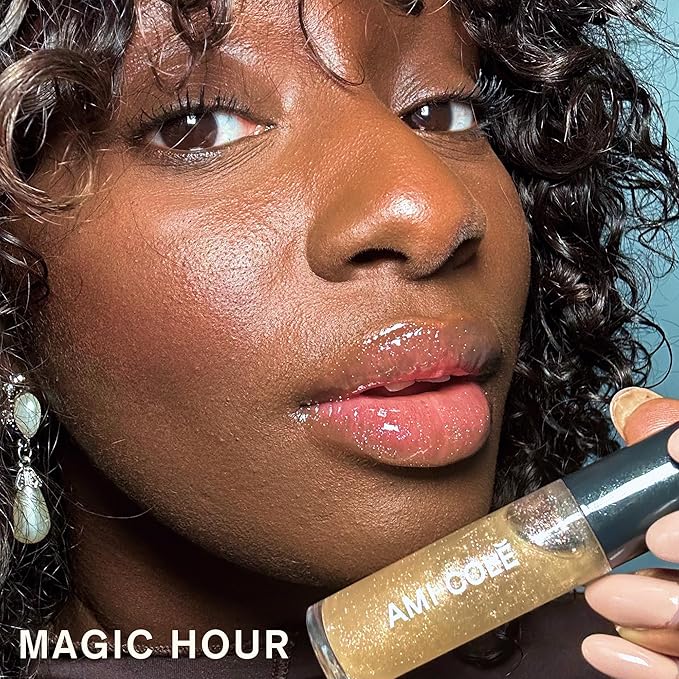 AMI COLÉ Hydrating Lip Treatment Oil (Midnight Kiss Duo), 0.15oz