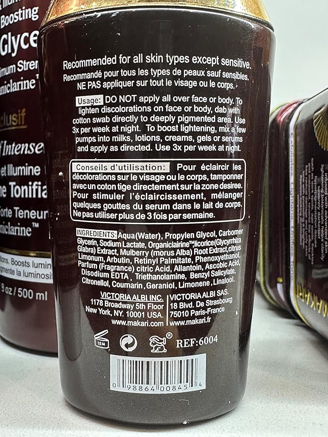 Makari Exclusive dark Spot Corrector Serum 1.7oz – Brightening & Toning Body Serum with Organiclarine – Advanced Active Intense Spot Treatment for Dark Spots, Scars, Sun Patches, Hyperpigmentation