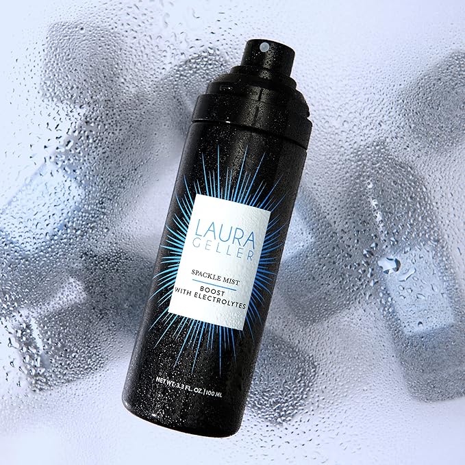 LAURA GELLER NEW YORK Spackle Mist Boost Setting Spray with Electrolytes + Spackle Original Makeup Primer with Hyaluronic Acid for Mature Skin