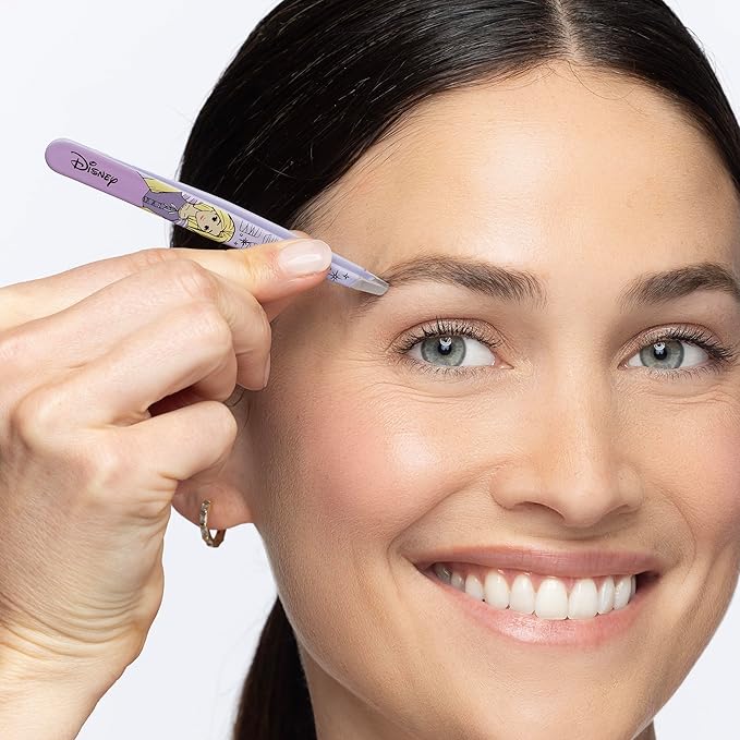 Tweezerman Rapunzel Slant Tweezer - Eyebrow Tweezers for Women and Men