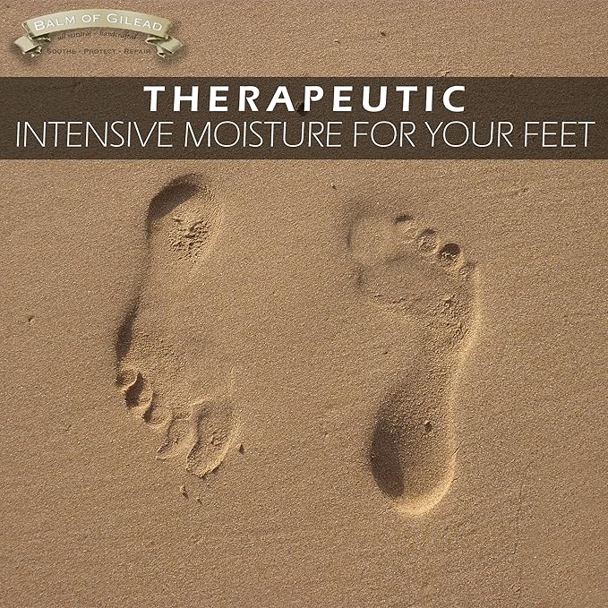 BALM OF GILEAD Foot Healing Cream β Frankincense & Sweet Myrrh Moisturizer for Sensitive Skin - Relieving Foot Therapy & Diabetic Skin Healing - Deeply Nourishing & Synergistic Cream