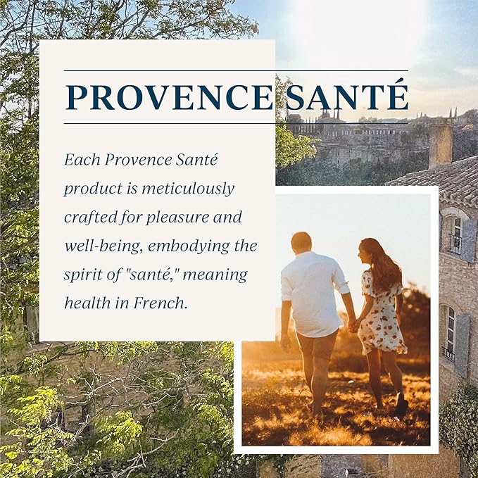 Provence Sante Luxury French Cleansing Bar - Moisturizing Shea Butter - Triple-milled Linden Fragrance, 2.7oz 4-Bar Gift Box
