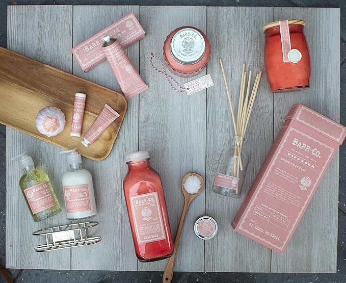 BARR-CO. Soap Shop Hand Cream Honeysuckle, Sweet Honeysuckle Nectar Aroma, Hand Cream for Dry & Cracked Hands, Shea Butter Cream, 3.4 fl oz