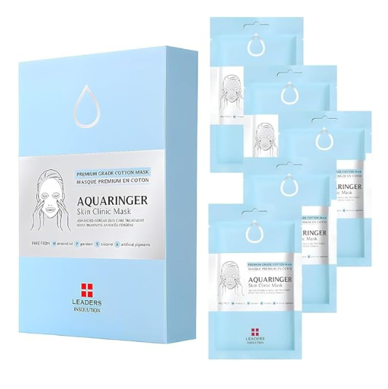 Leaders Insolution Aquaringer Skin Clinic Mask: Intense Hydration with Swiss Glacial Water & Power Peptides