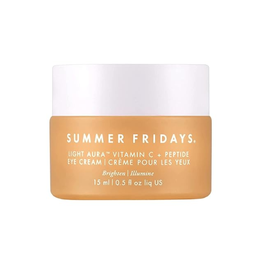 Summer Fridays Light Aura Vitamin C + Peptide Eye Cream Review – Brightening and Hydrating Eye Treatment