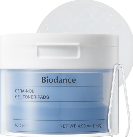 Biodance Cera-NOL Gel Toner Pads – Hydrating, Soothing & Redness-Reducing Korean Skincare for Sensitive Skin