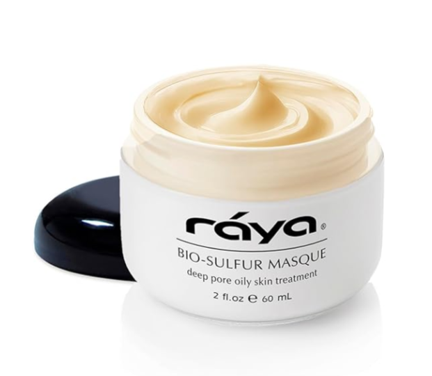 Raya Bio-Sulfur Masque (708): Deep Pore Cleansing Clay Mask for Oily and Breakout-Prone Skin