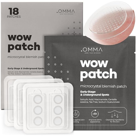 OMMA Korean Microdart Acne Patch – Deep Cystic Acne Treatment for Early-Stage Pimples