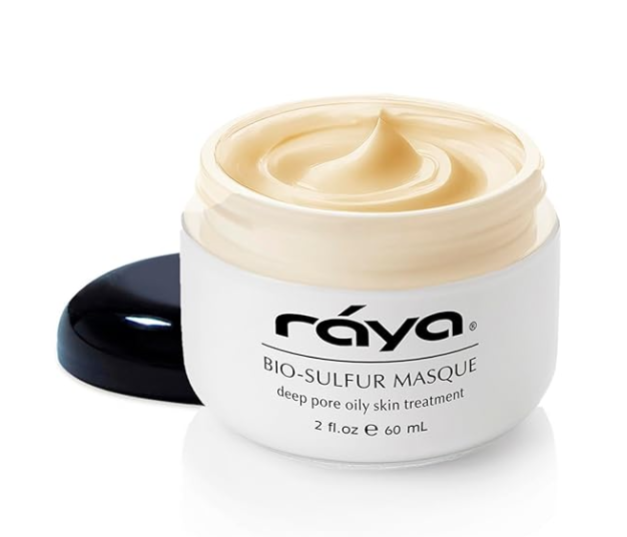 Raya Bio-Sulfur Masque (708) – Deep Pore Cleansing Clay Mask for Oily and Breakout-Prone Skin