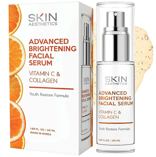Vitamin C Serum for Face: Dermatologist-Tested Korean Skincare for Brightening, Anti-Aging & Acne Care