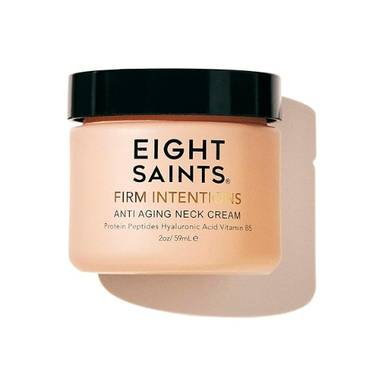 Eight Saints Firm Intentions Anti-Aging Neck Cream – Natural & Organic Formula for Firming and Wrinkle Reduction