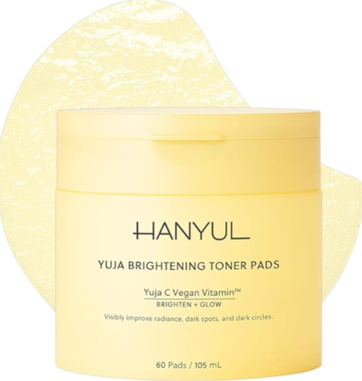 HANYUL Yuja Toner Pads Review: Korean Yuzu Vitamin C & 5% Niacinamide for Bright, Even Skin