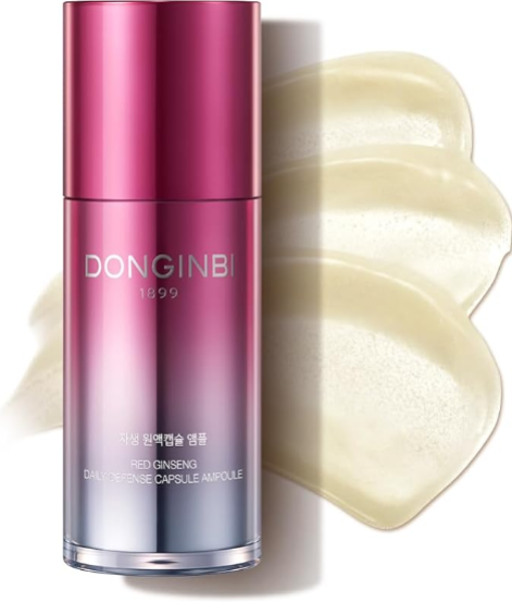 Donginbi Red Ginseng Daily Defense Capsule Ampoule Review – Anti-Aging Korean Serum for Firm, Radiant, Youthful Skin