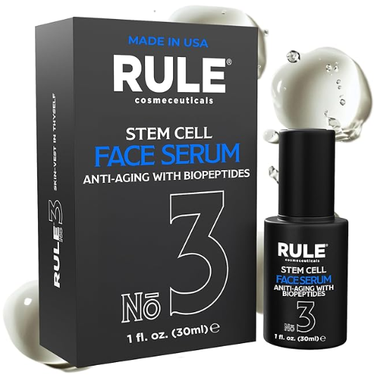 No.3 Facial Serum with Biopeptides & Apple Stem Cells: Anti-Aging Peptide Serum for Firm, Hydrated Skin