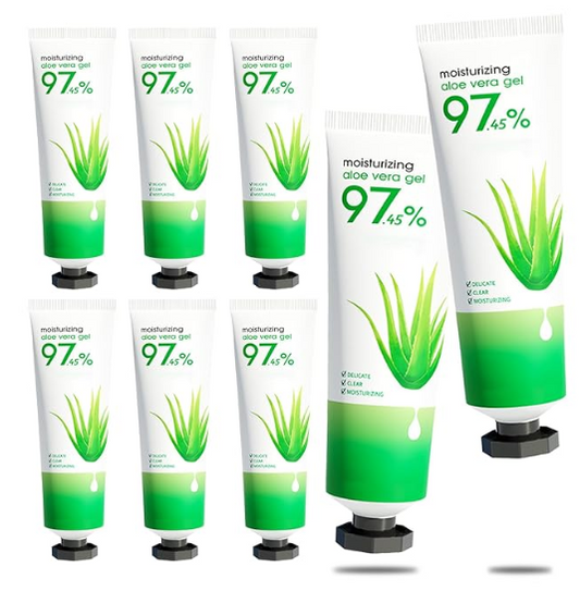 8PCS Purity Aloe Vera Gel Review – Lightweight, Non-Sticky Hydration for Face and Skin