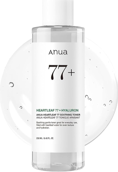 Anua Heartleaf 77 Soothing Toner – Calming, Hydrating, and pH-Balancing Korean Skincare Essential