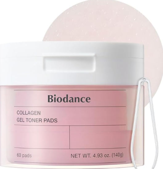 Biodance Collagen Gel Toner Pads – Pore Minimizer & Elasticity Booster for Sensitive Skin