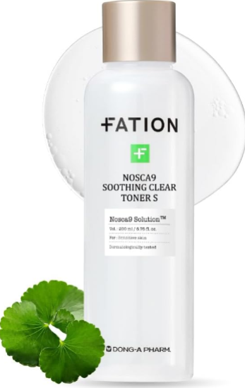 Fation Nosca9 Soothing Toner S – Gentle PHA & LHA Exfoliating Toner for Sensitive Skin