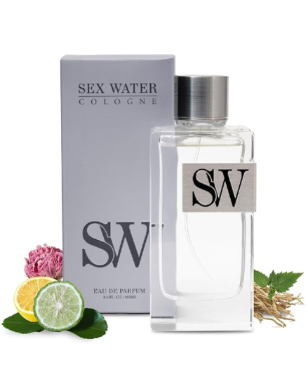 Sex Water Cologne for Men – Bold, Hypoallergenic Fragrance with Bergamot, Amber & Musk