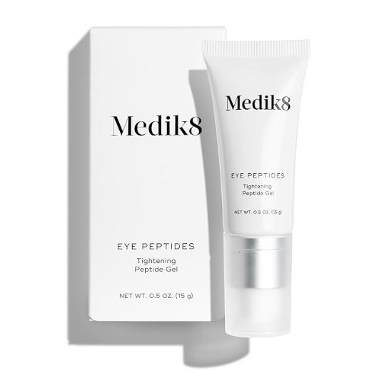 Medik8 Eye Peptides Gel – Hydrating Under Eye Serum for Dark Circles, Puffiness & Wrinkles | Vegan & Gluten-Free | 0.5 oz