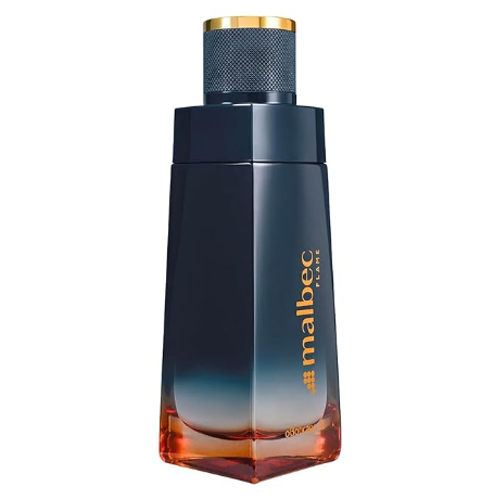 Malbec Flame Eau De Toilette – Woody Nerello Grape & Oak-Aged Cologne for Men (3.4 oz)