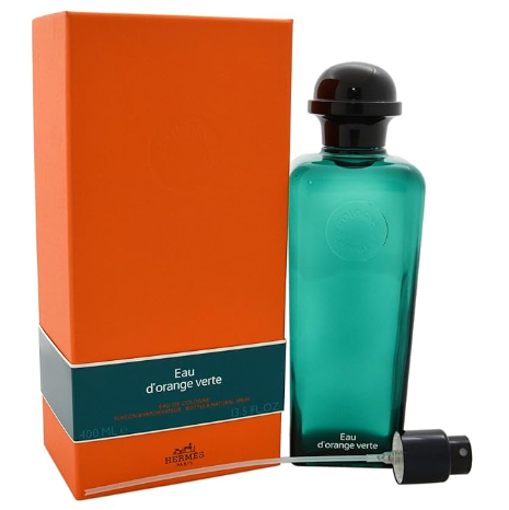 Hermès Eau D'Orange Verte Eau de Cologne Spray – Refreshing Citrus Scent in 13.5 oz Bottle