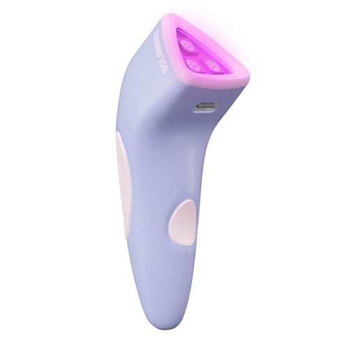 Solawave Bye Acne Spot Treatment | Premium Pimple Red Light Therapy & Blue Light Recovery | Use Before Pimple Patches | Acne Care Light Device | Face Care Must-Have | Solawave Original